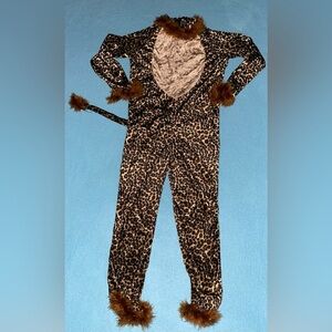 LILLIAN VERNON Charades leopard cat Costume size 8-10